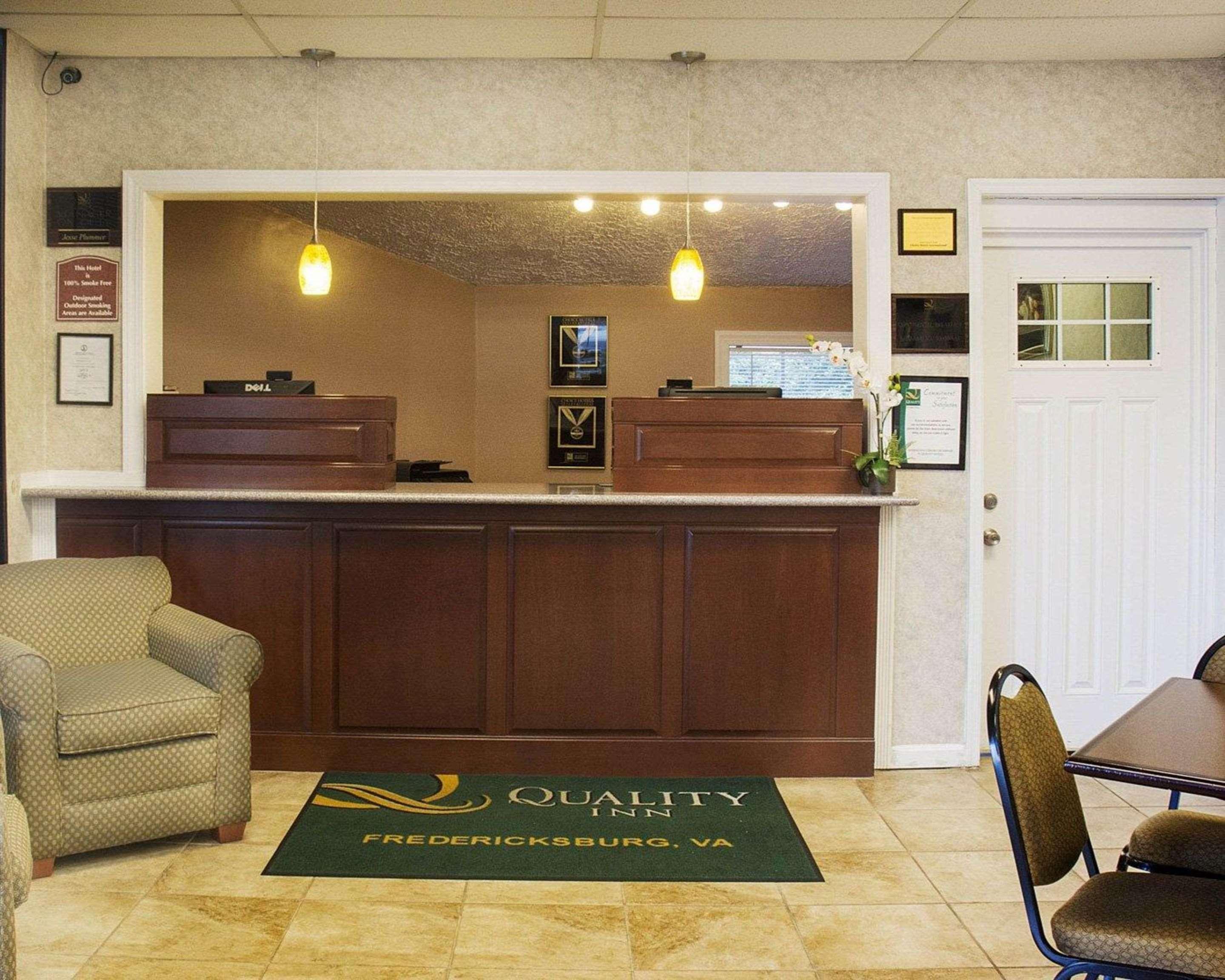 Quality Inn Fredericksburg Near Historic Downtown Экстерьер фото