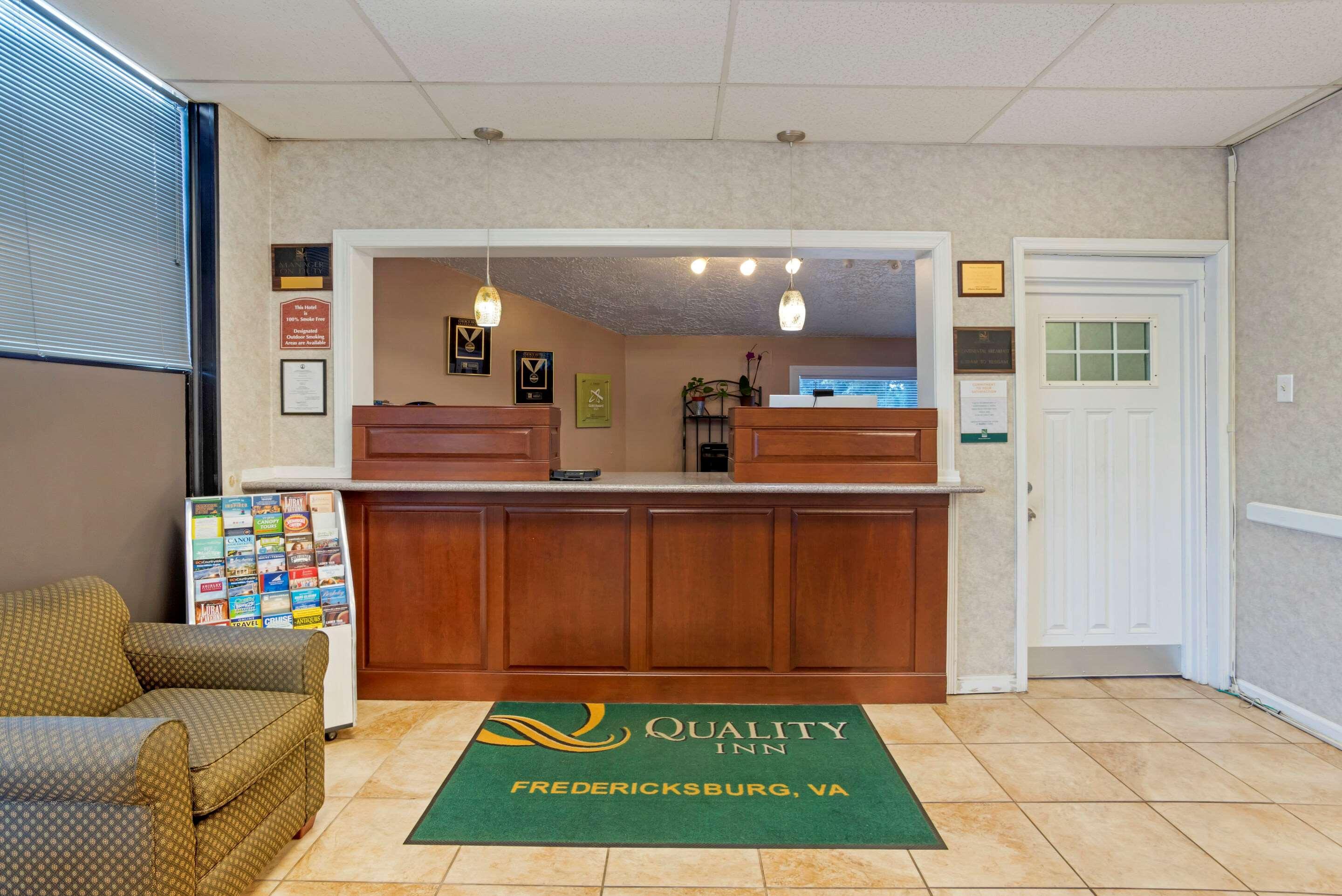 Quality Inn Fredericksburg Near Historic Downtown Экстерьер фото