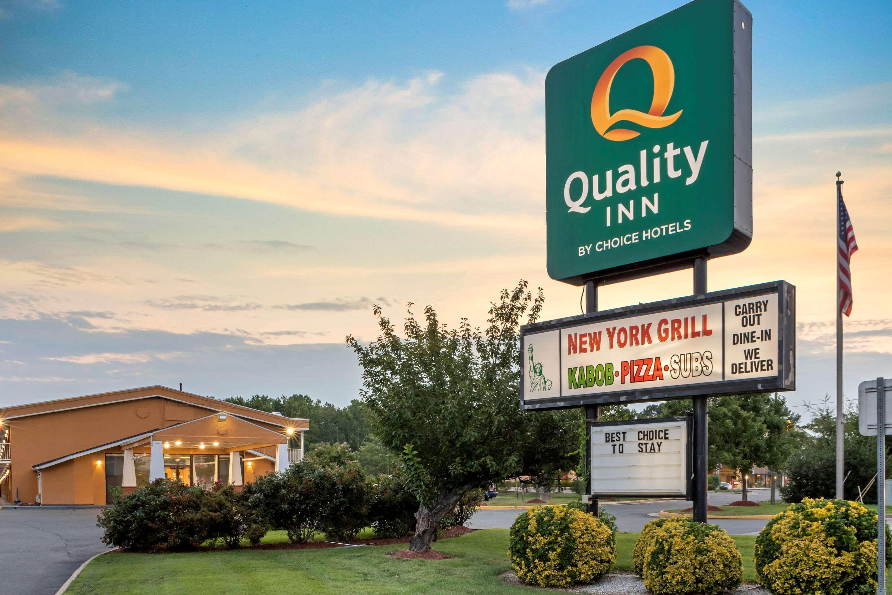 Quality Inn Fredericksburg Near Historic Downtown Экстерьер фото